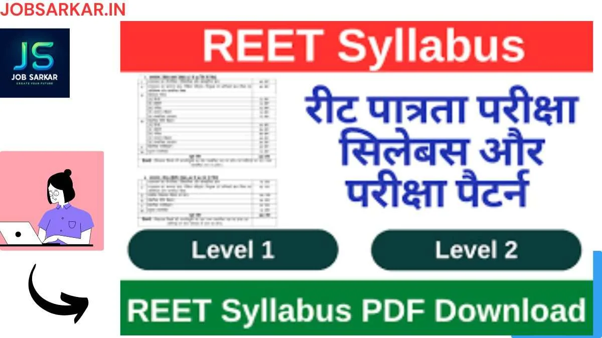 REET Syllabus 2024 for Level 1 & 2