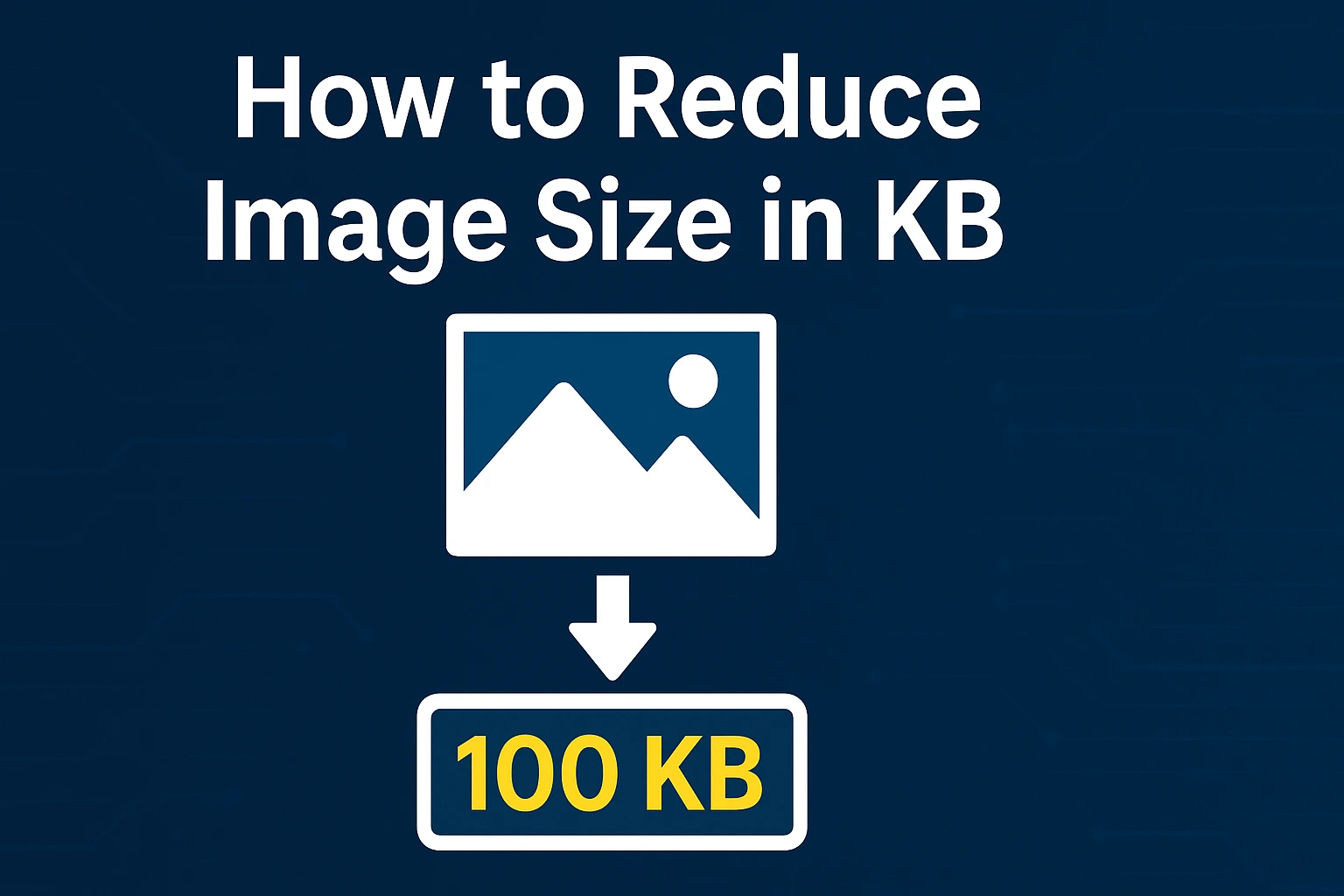 reduce image size in kb