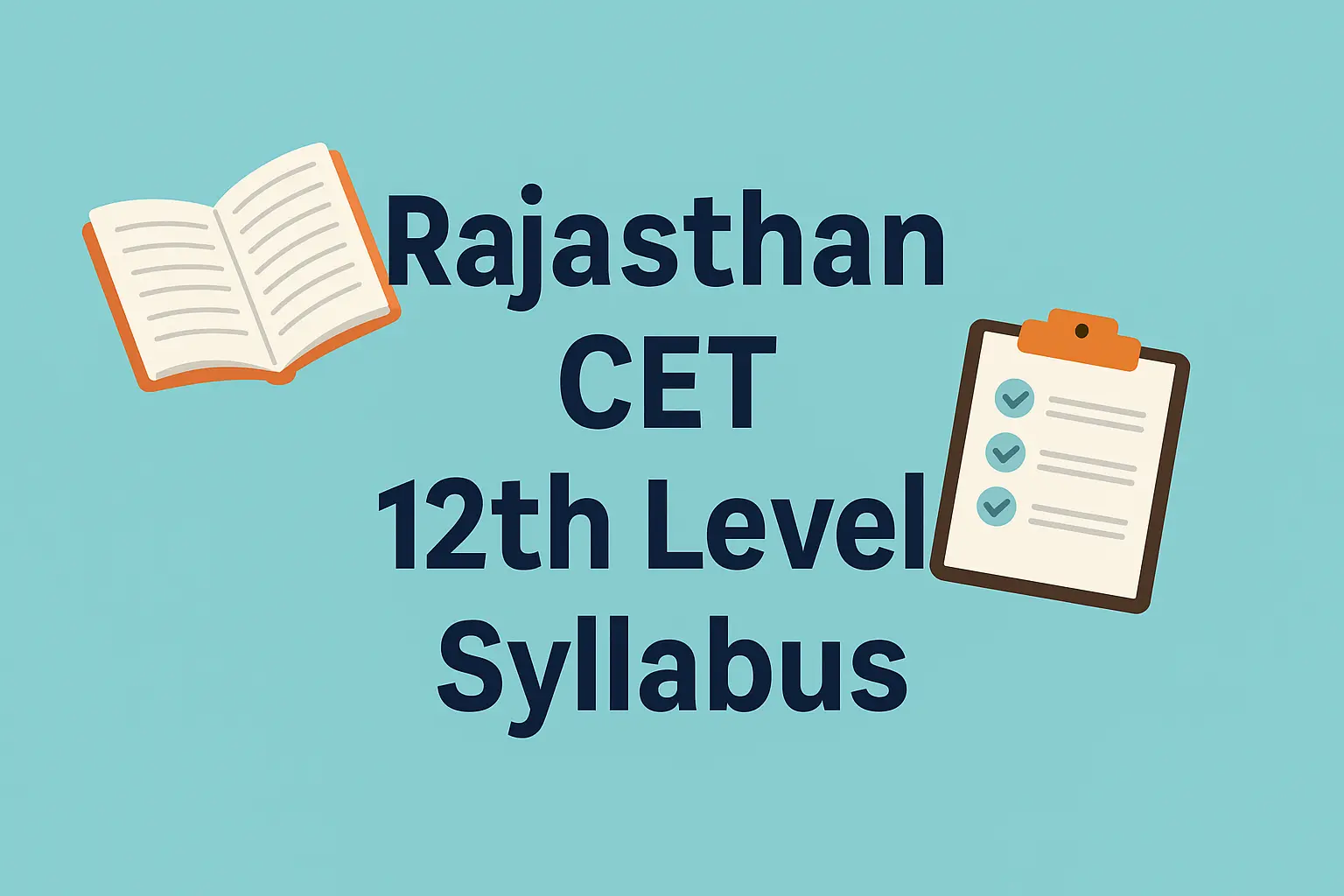 Rajasthan CET 12th Level Syllabus PDF Download
