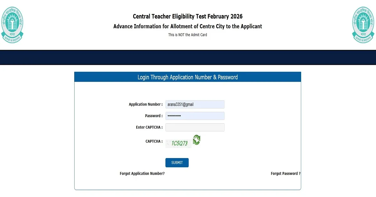 ctet admit card 2026