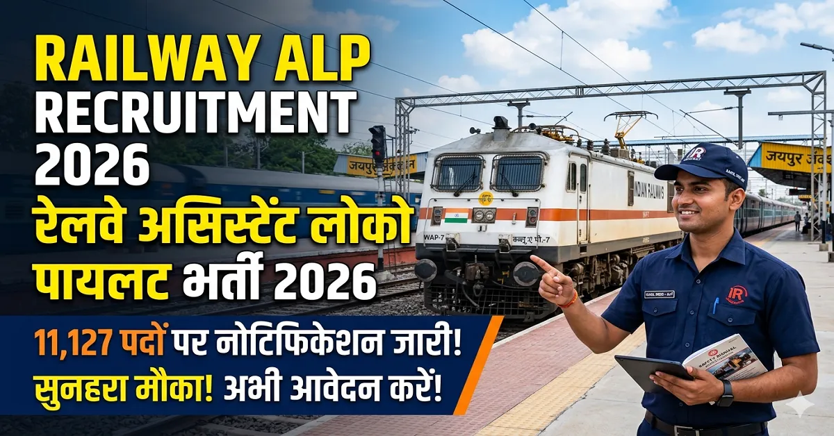 Railway ALP Recruitment 2026 apply now